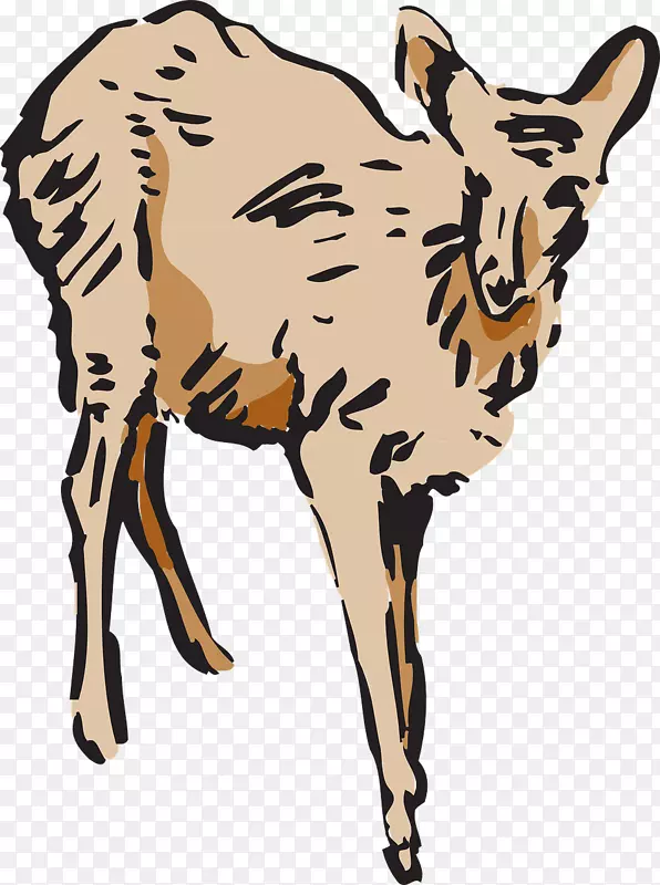 鹿麋鹿夹艺术鹿