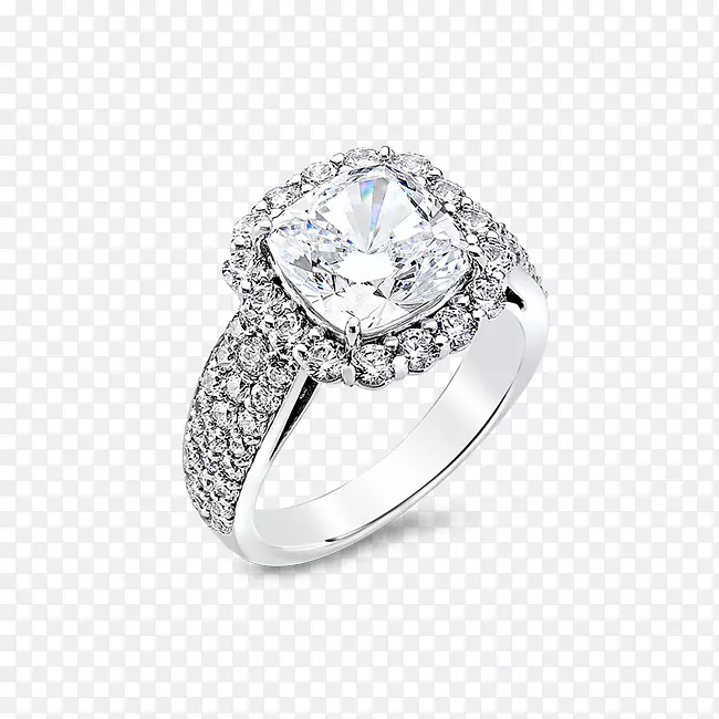 订婚戒指珠宝立方氧化锆戒指