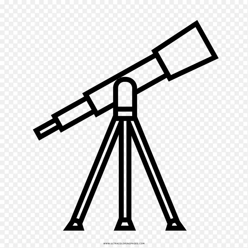 折射望远镜绘图夹艺术双筒望远镜