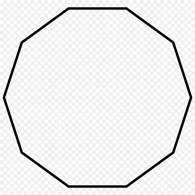 十角正多边形内角几何形状