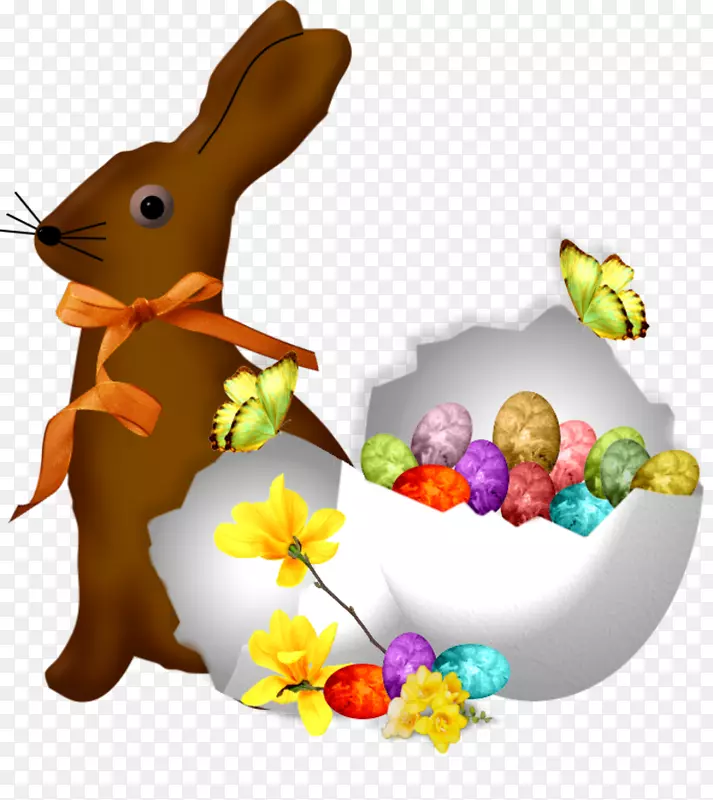 复活节兔子复活节彩蛋-复活节
