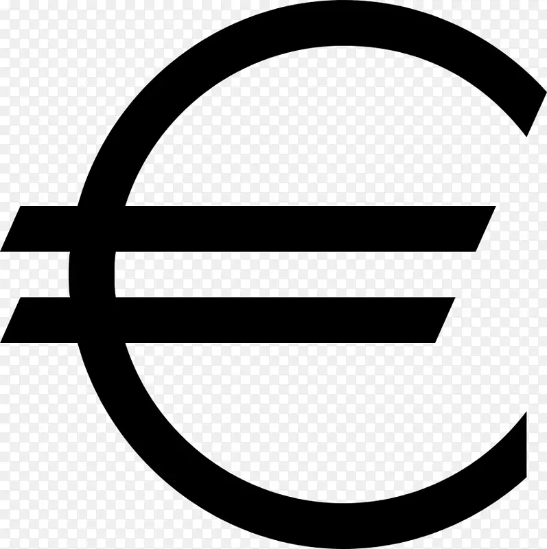欧元符号货币符号硬币美元符号欧元