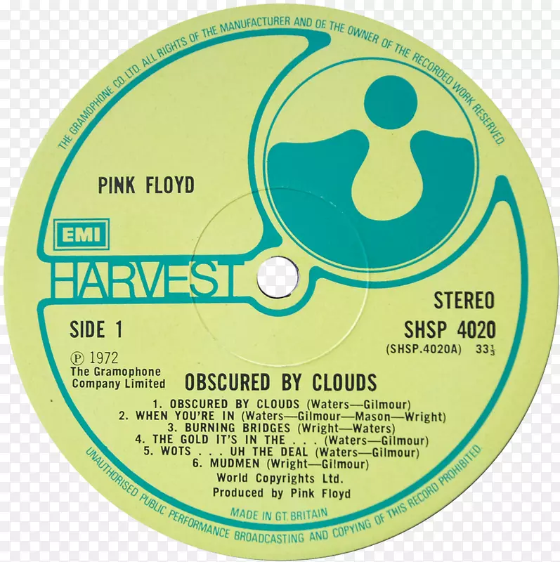粉红弗洛伊德深紫色协奏曲，为乐队和管弦乐队的收获唱片专辑-粉红