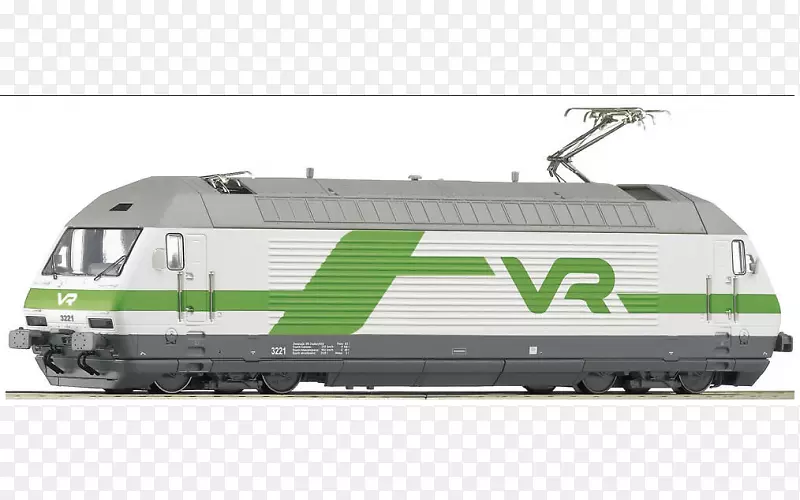 电力机车乘用车比例模型VR级SR2-电力机车