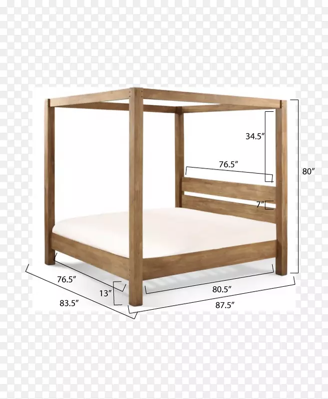 四柱床天篷床尺寸床架床