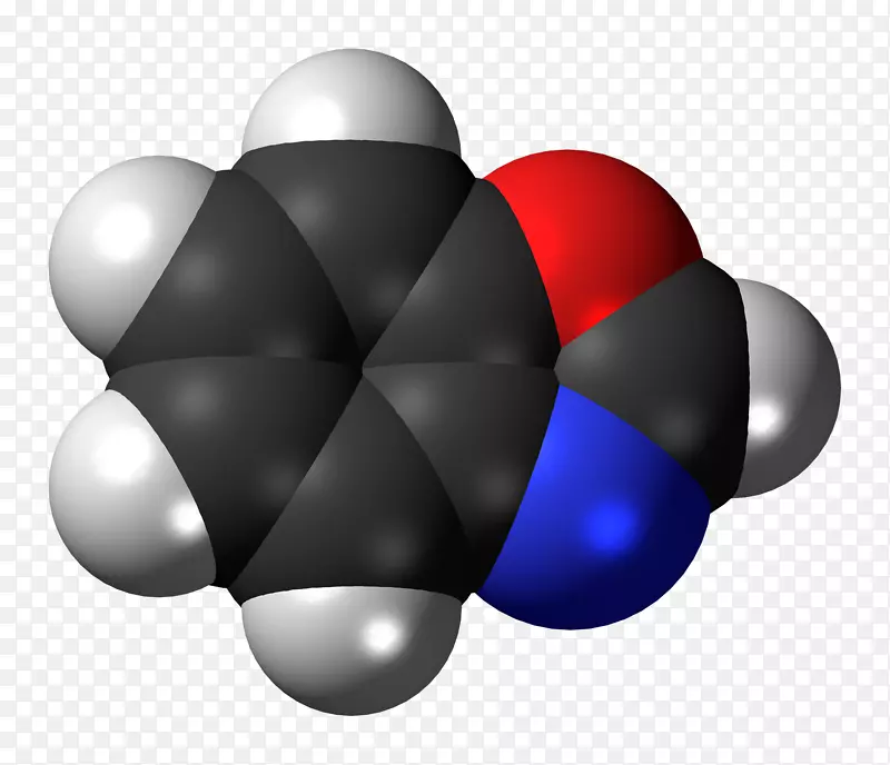 空间填充模型球棒模型苯并唑吲哚化合物杂环化合物