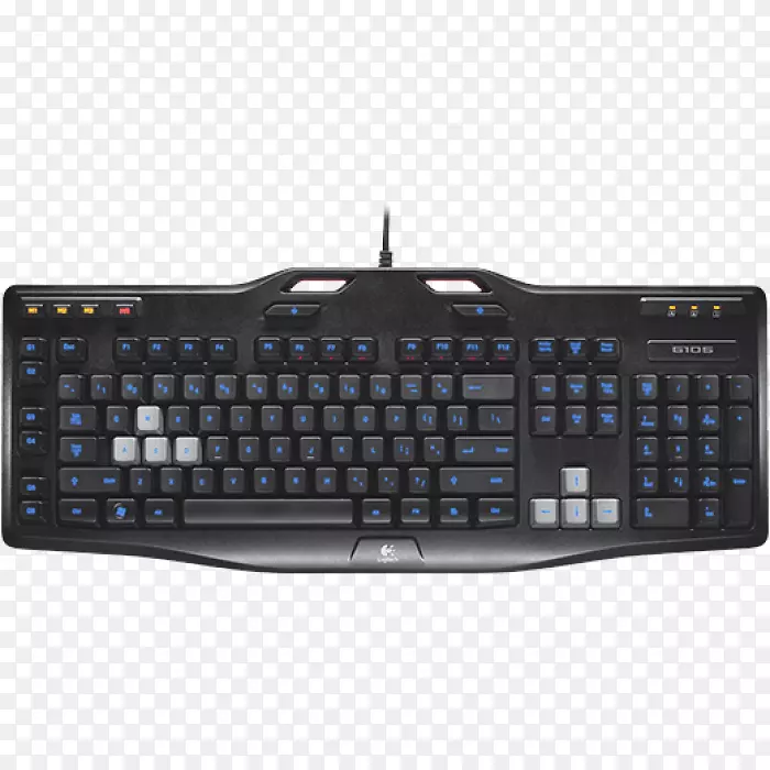 电脑键盘罗技g 105电脑鼠标游戏键盘电脑鼠标