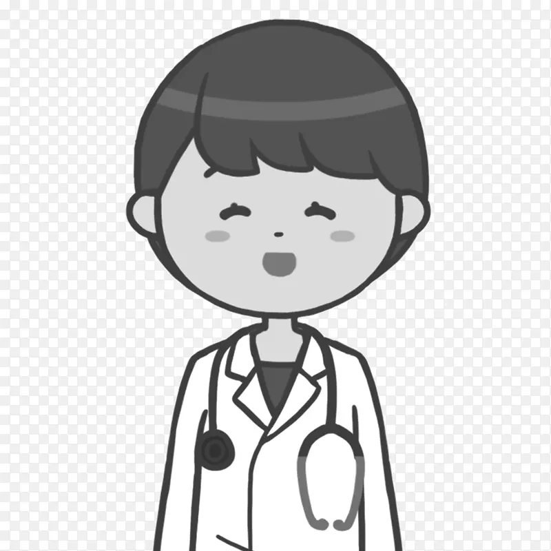 Kyorin大学内科医生护士护理-半身像