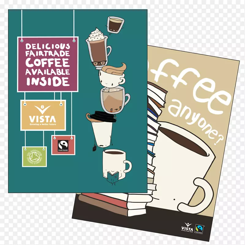 Tchibo咖啡厅公平贸易海报-咖啡