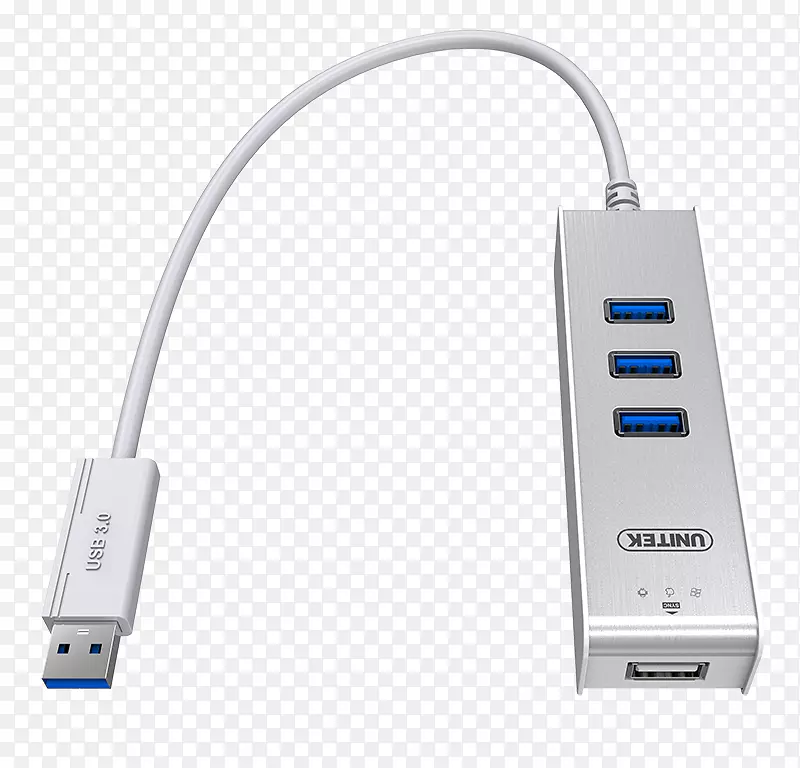 适配器以太网集线器usb on-go usb 3.0 usb集线器.数据传输电缆