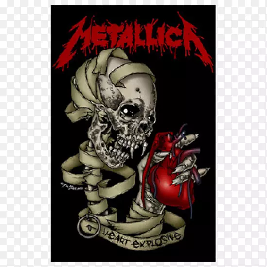 金属重金属一张海报把他们全杀了-Metallica