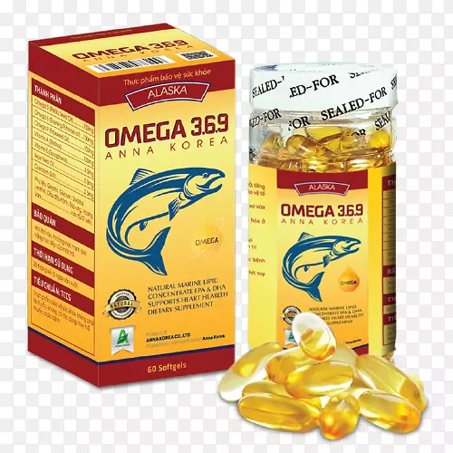 膳食补充剂鱼油维生素omega-3脂肪酸-alovera