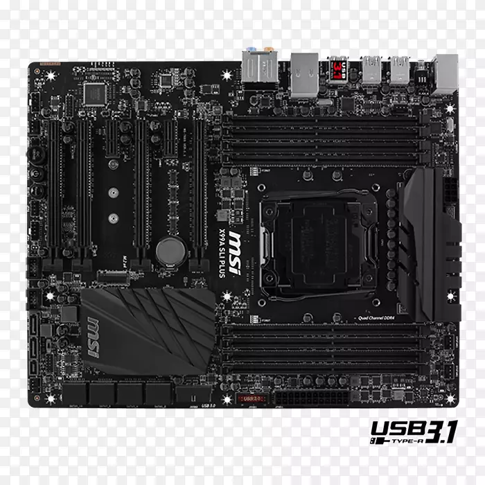 主板英特尔X99 MSI x99a游戏7 MSI x99a sli+-lga 2011