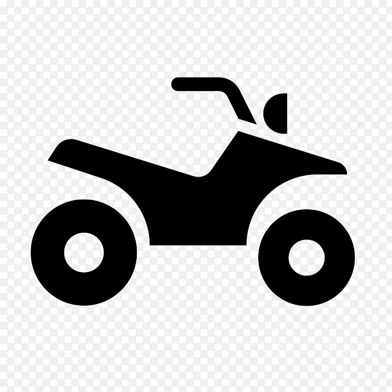 全地形车辆摩托车电脑图标剪贴画-摩托车