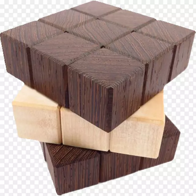 魔方木拼图-立方体