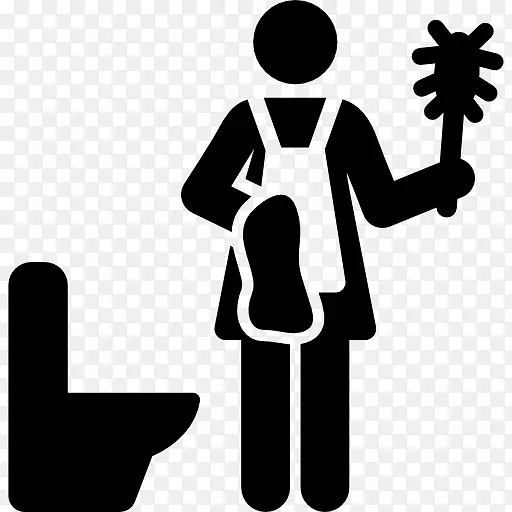 清洁女佣服务楼层清洁厕所-厕所