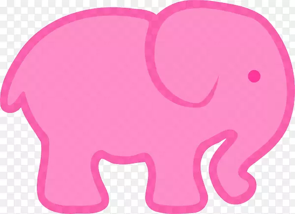 大象剪贴画-大象托儿所
