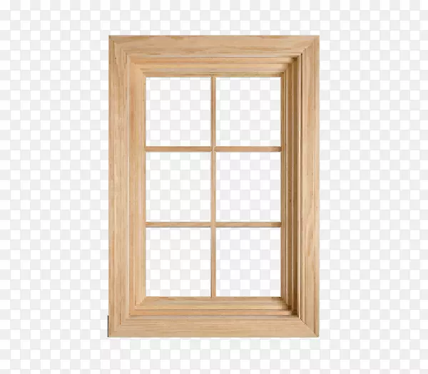 硬木窗框