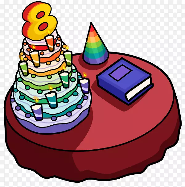 企鹅俱乐部生日蛋糕派对