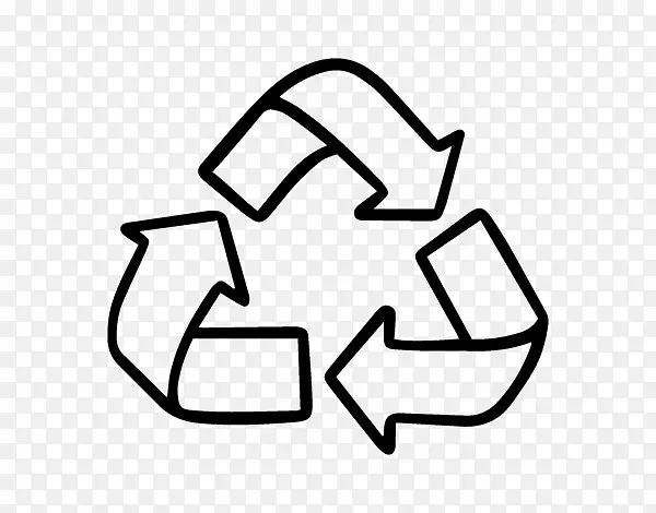 回收符号纸回收塑料-再利用