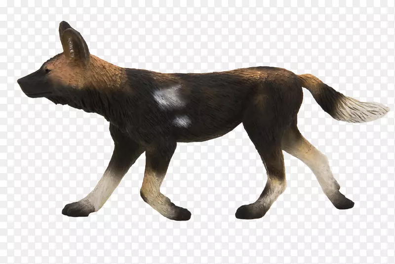 非洲野狗非洲象动物雕像豹狗