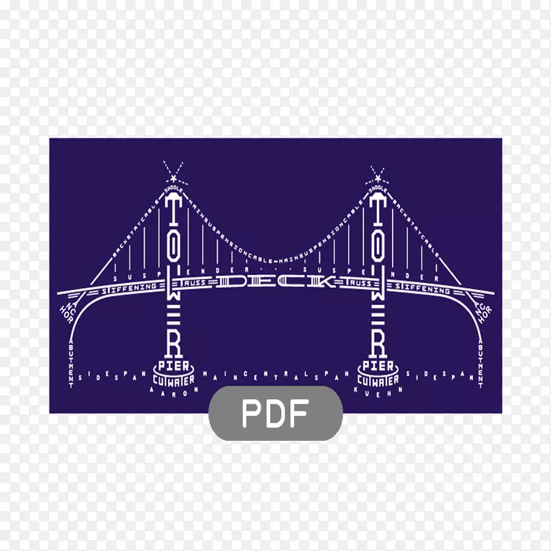 桥pdf计算机图标-桥