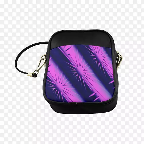邮袋，手提包，钱袋，肩-紫色星爆