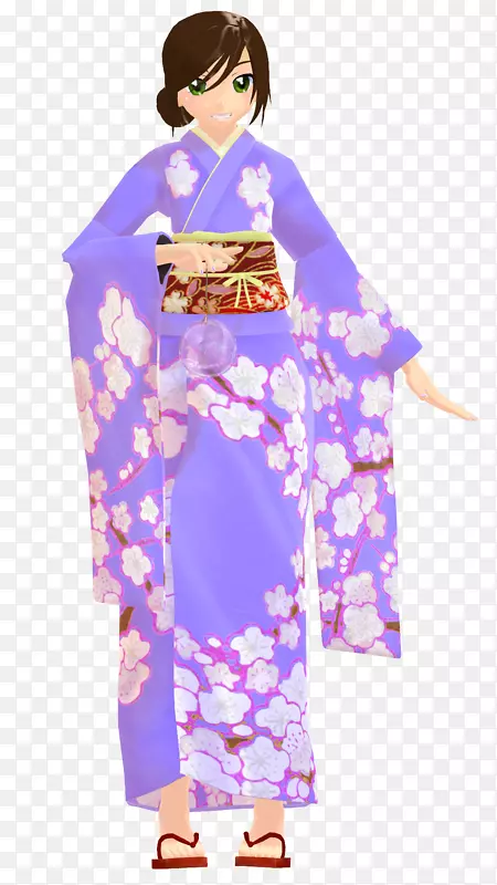 和服艺妓长袍