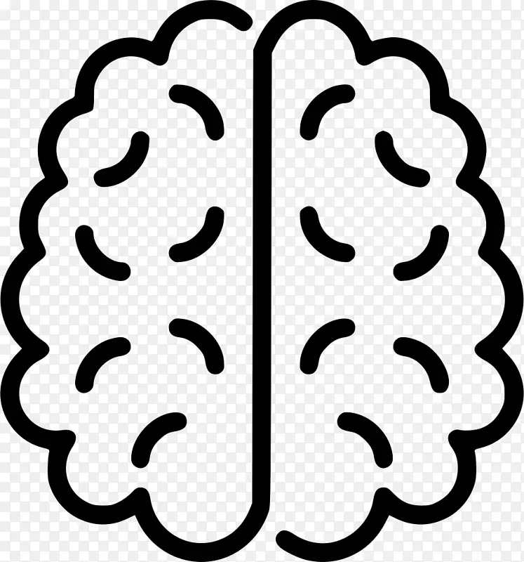 人脑计算机图标神经系统的发展-大脑