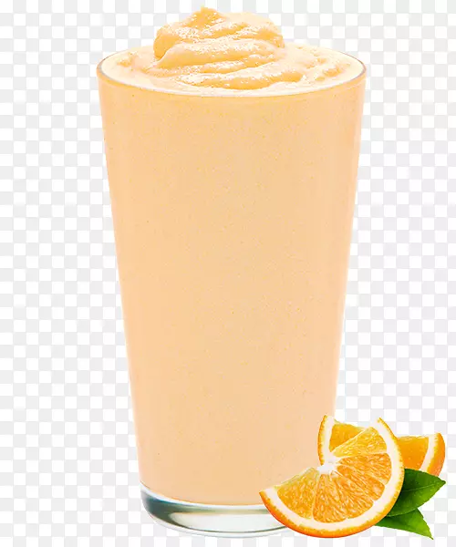 橙汁奶昔橙汁饮料非酒精饮料健康奶昔香草奶油