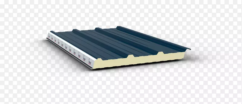 屋顶夹层板正面结构隔热板térmico-梯形