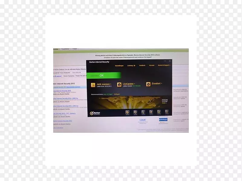 显示设备诺顿网络安全显示广告诺顿反病毒字体网络安全
