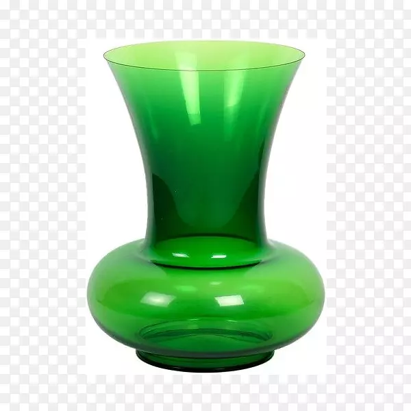 花瓶卡特尔绿色玻璃花瓶