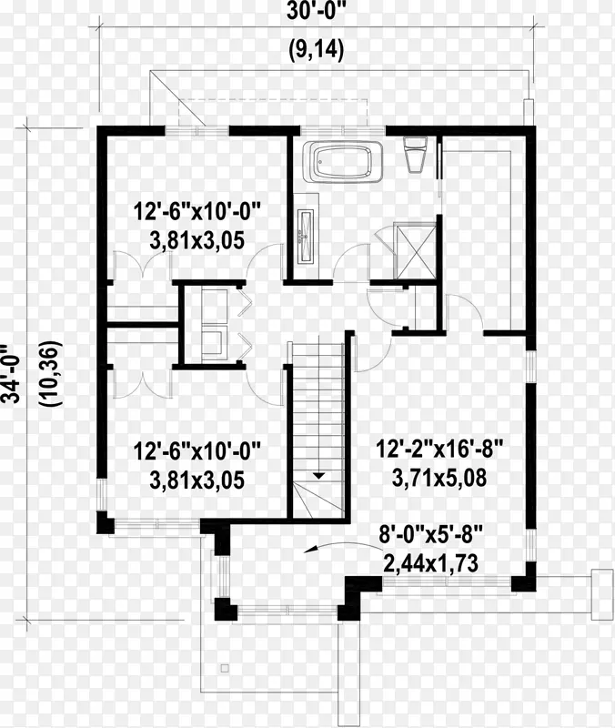 平面图，房屋平面图，楼层，露台和露天大厅