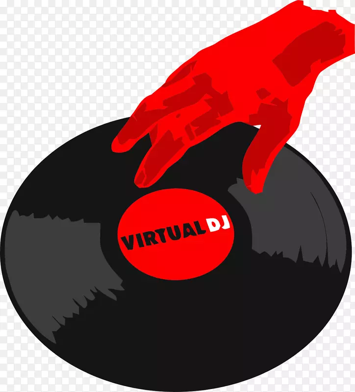 虚拟DJ光盘骑师标志-DJ