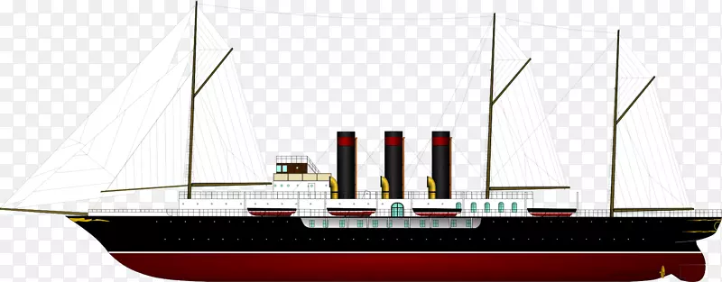 纵帆船海军建筑图纸设计