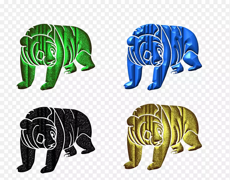 印度象马Elephantidae野生动物-马