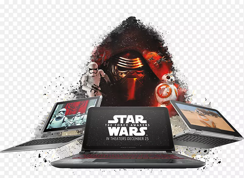 笔记本电脑Hewlett-Packard R2-D2 Yoda星球大战-膝上型电脑
