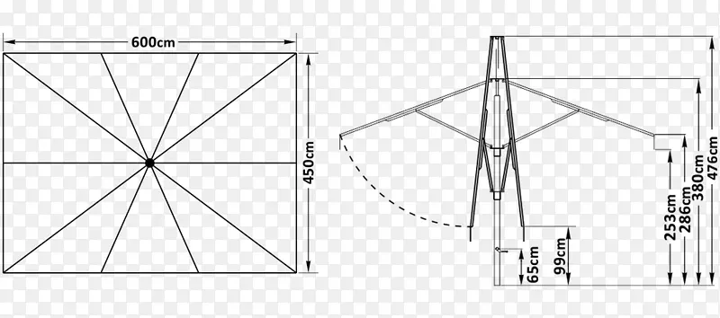技术绘图三角图白表伞