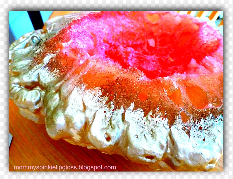 巴甫洛娃明胶甜点玉米饼冷冻甜点奶油-草莓