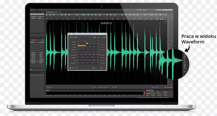 Adobe电子波形声音计算机软件.adobe听音