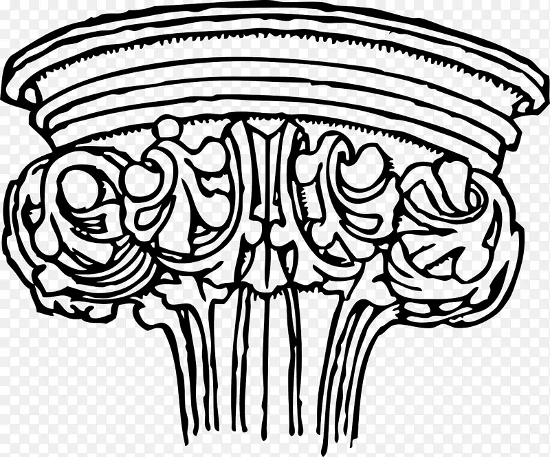 哥特式建筑早期英国剪贴画-皮埃尔棺材