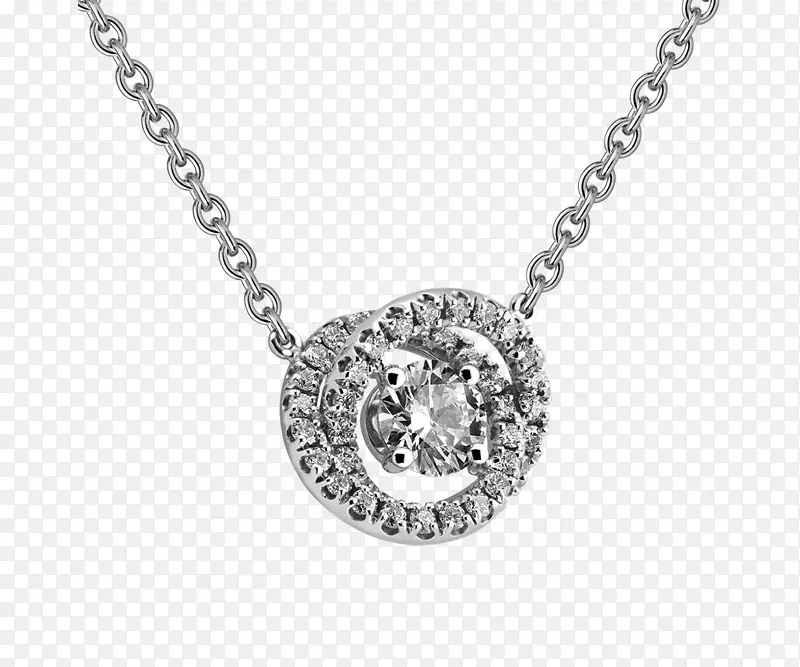 珠宝首饰立方氧化锆项链钻石珠宝首饰