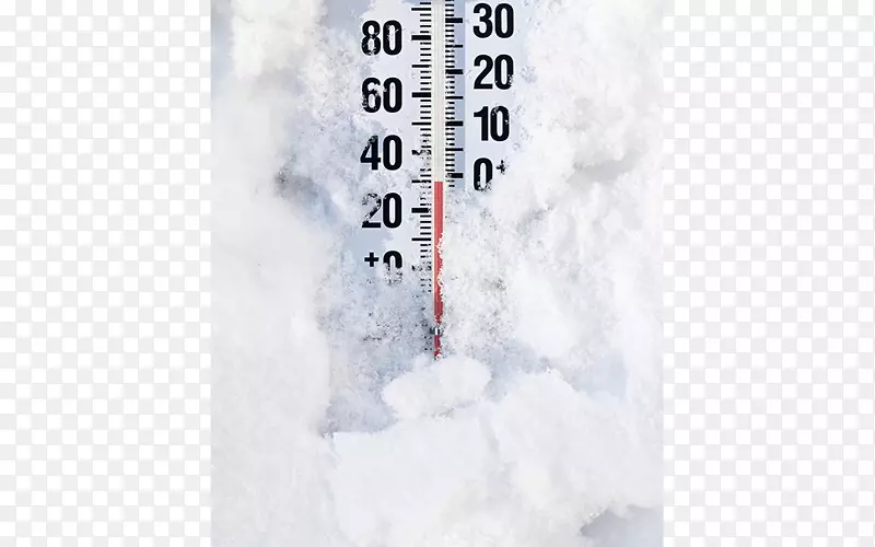 温度计，雪，大气温度，冰-采取步骤