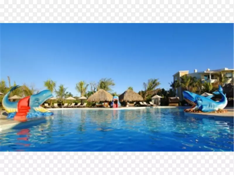 位于Paradisus Punta Cana度假村的保护区。酒店海滩-酒店