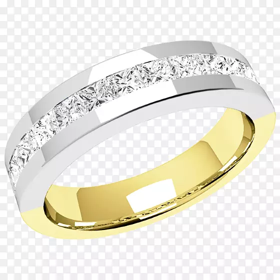 结婚戒指钻石银金白金结婚戒指