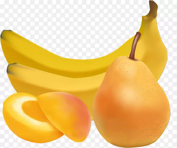 香蕉食品水果浆果剪贴画-香蕉