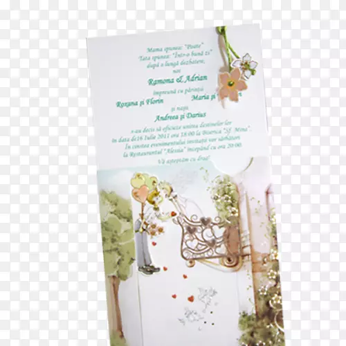 凸花设计婚礼纸板-婚礼