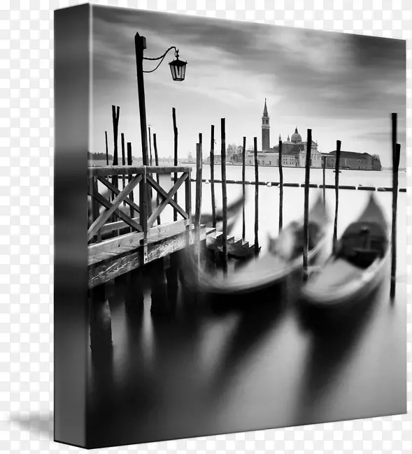 威尼斯船帆布印刷贡多拉画廊包装船