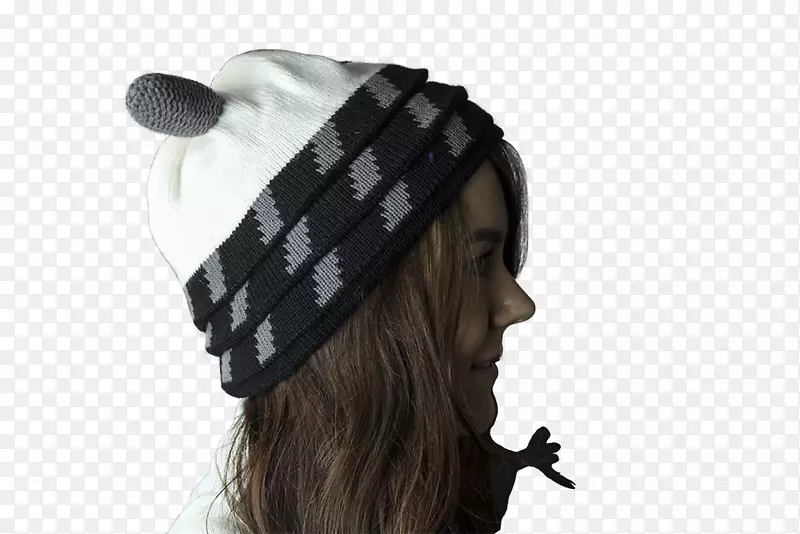 披肩针织帽毛皮YCombinator-beanie